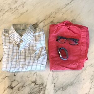 BROOKS BROTHERS CLASSIC LONG SLEEVE POLO  16.5-34